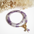 Collier Améthyste et Quartz Rose